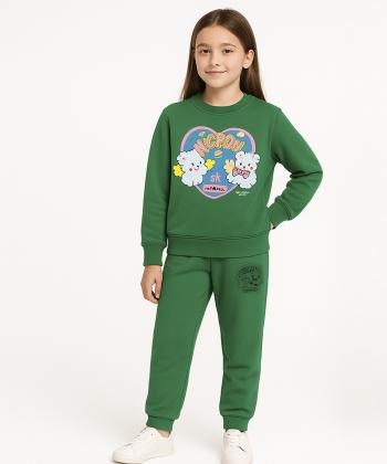 ست سویشرت و شلوار دخترانه مندوست کد 103070