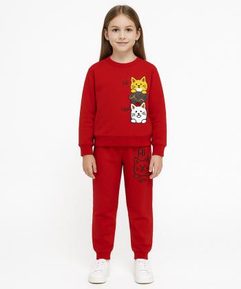 ست سویشرت و شلوار دخترانه مندوست کد 103060