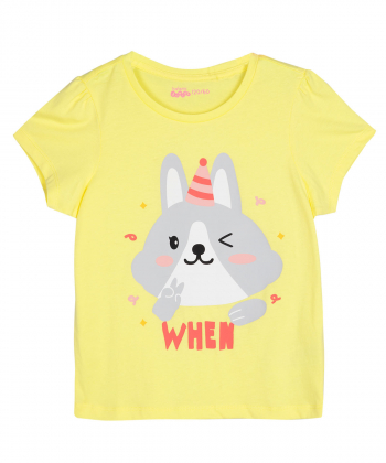 تیشرت دخترانه طرح دار بالنو Baleno