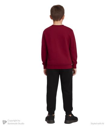 ست سویشرت و شلوار نخی پسرانه مندوست مدل 103700