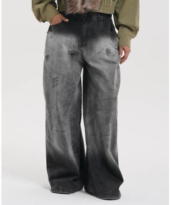 شلوار بگ جين زنانه لوسيفر كد WPN150B04