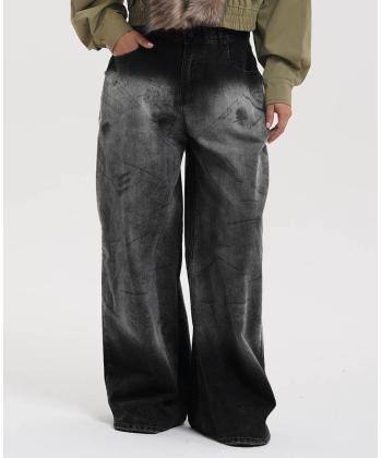 شلوار بگ جين زنانه لوسيفر كد WPN150B04