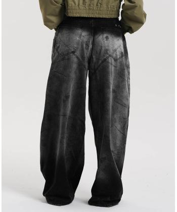 شلوار بگ جين زنانه لوسيفر كد WPN150B04