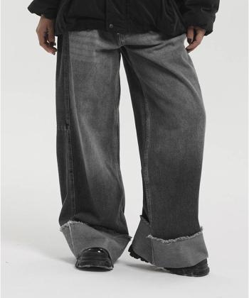 شلوار بگ جين زنانه لوسيفر كد WPN204004