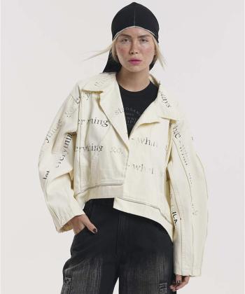 ژاكت كتان زنانه لوسيفر كد WJC201104