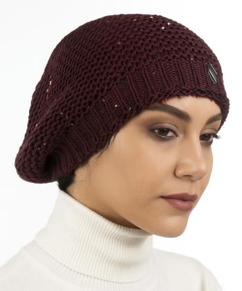 كلاه بافت زنانه تارتن كد 102113605