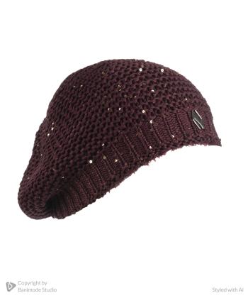 كلاه بافت زنانه تارتن كد 102113605