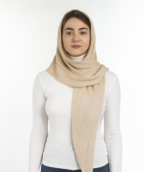 شال بافت زنانه تارتن كد 5700004360