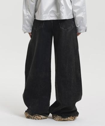 شلوار بگ جين زنانه لوسيفر كد WPN107A04