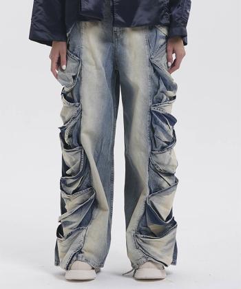 شلوار بگ جين زنانه لوسيفر كد WPN203604