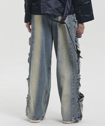 شلوار بگ جين زنانه لوسيفر كد WPN203604