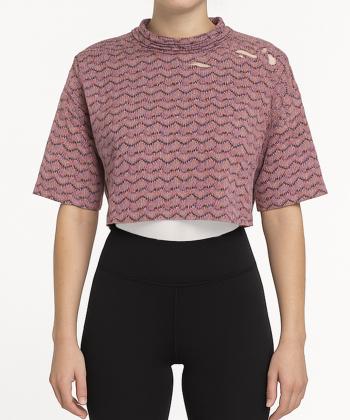 بلوز آستین کوتاه زنانه لوسیفر مدل W22002