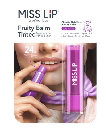 بالم لب رنگی پاستیل خرسی میس لیپ