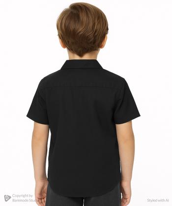 پیراهن آستین کوتاه پسرانه بو اس پولو کیدز مدل 3105B1