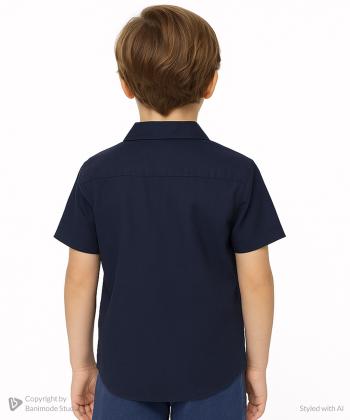 پیراهن آستین کوتاه پسرانه بو اس پولو کیدز مدل 3105B1