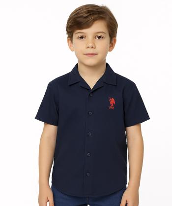 پیراهن آستین کوتاه پسرانه بو اس پولو کیدز مدل 3105B1