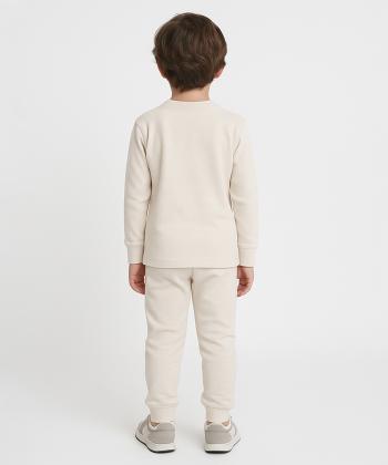 ست تیشرت و شلوار نخی پسرانه جین وست مدل 44CA5563