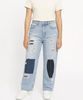 شلوار جين زنانه لوسيفر كد W23273