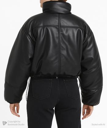 کاپشن چرم زنانه لوسيفر كد WPK203904