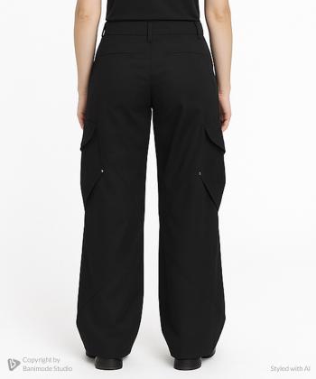 شلوار بگ كتان زنانه لوسيفر كد WPN209404