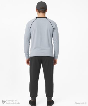 ست تیشرت و شلوار راحتي مردانه جين وست كد 44AA5982