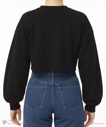 سويشرت كراپ زنانه فديكو كد 10326099