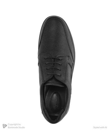کفش مردانه چرم طبیعی نوین چرم Novin Leather مدل 3480
