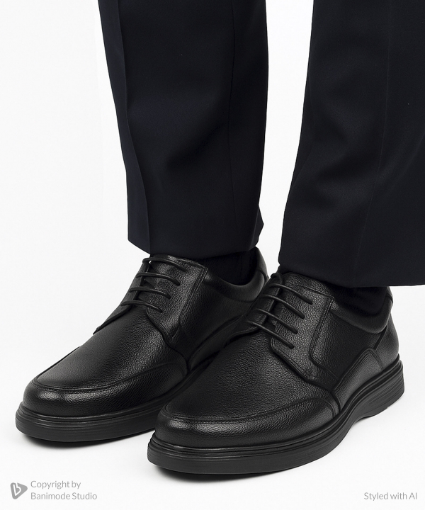 کفش مردانه چرم طبیعی نوین چرم Novin Leather مدل 3480
