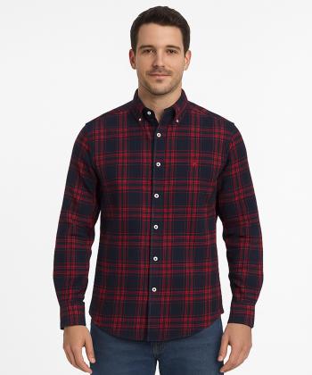 پیراهن آستین بلند مردانه آروما مدل 1104601