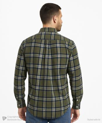 پيراهن پشمي مردانه آروما كد 1104601-03