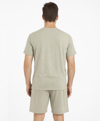 ست تیشرت و شلوارک راحتی مردانه نیل کوک مدل M5501