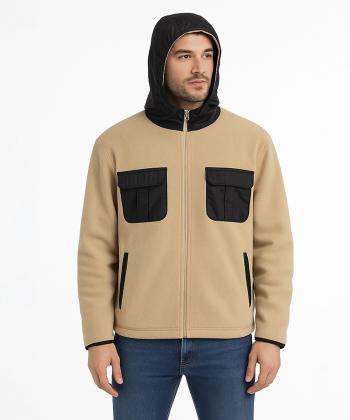 سویشرت کلاه دار مردانه آروما مدل 1128104