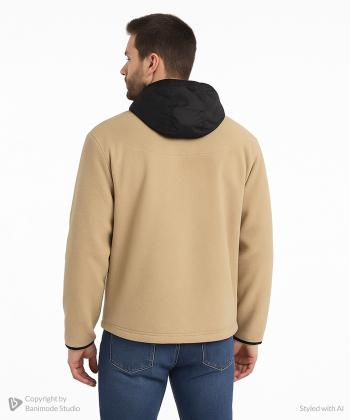 سویشرت کلاه دار مردانه آروما مدل 1128104