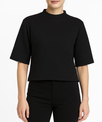 بلوز آستین کوتاه زنانه آروما مدل 1205021