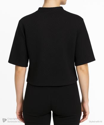 بلوز آستین کوتاه زنانه آروما مدل 1205021