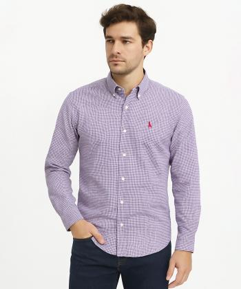 پیراهن آستین بلند مردانه آروما مدل 1104250-04