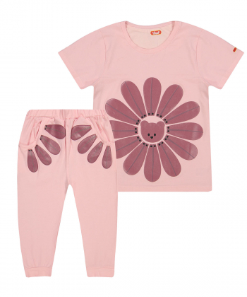 ست تیشرت و شلوارک دخترانه مادر Madar مدل سانی