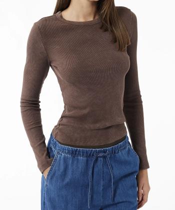 تیشرت آستین بلند  کوتون کد 6WAL10193IK