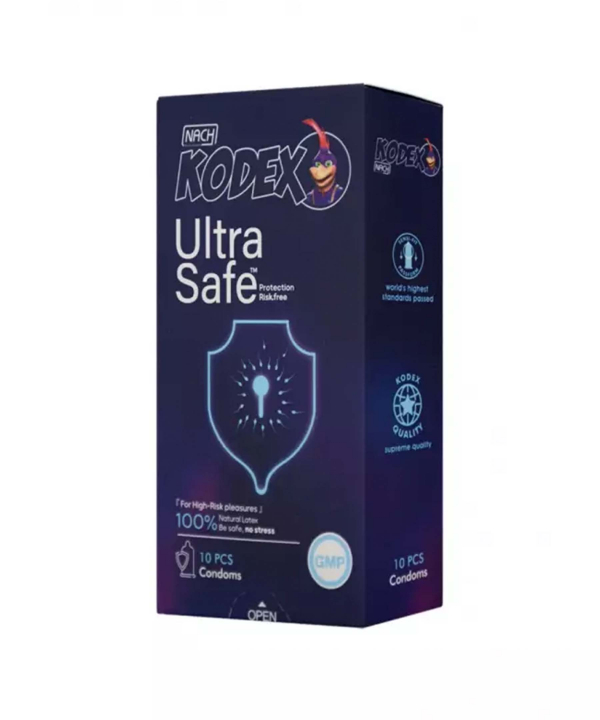 کاندوم کدکس اولترا سیف بسته 10 عددی
