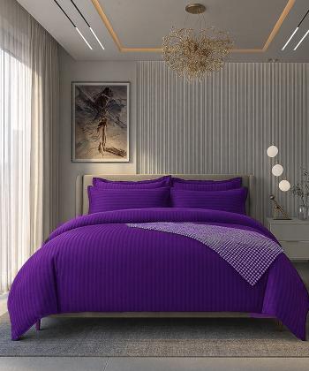 سرویس کاور لحاف شش تکه دونفره دستر مدل هتلی کد 21122899991801