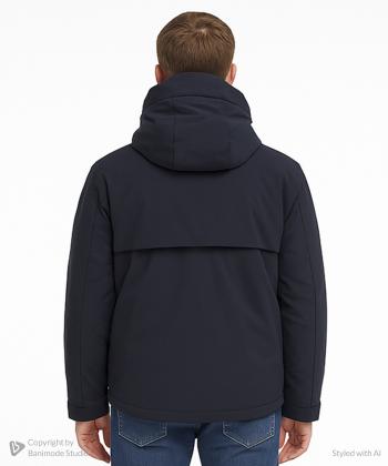 کاپشن کلاه دار مردانه جین وست مدل 44123519