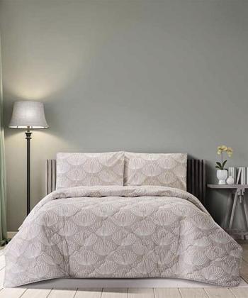 لحاف طرح دار با رویه بالش یک نفره لایکو Laico مدل آژین