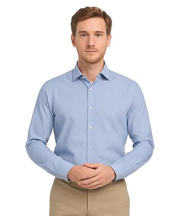 پیراهن آستین بلند مردانه کافه شرت مدل 1504