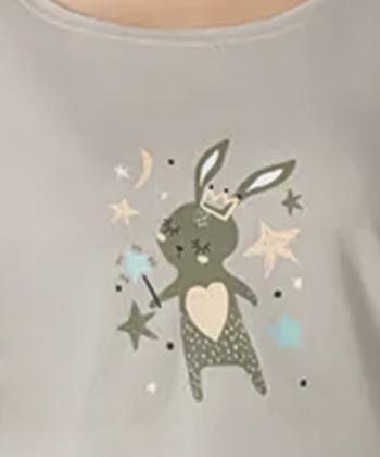 تيشرت آستين بلند و شلوار زنانه ناربن كد WS3950