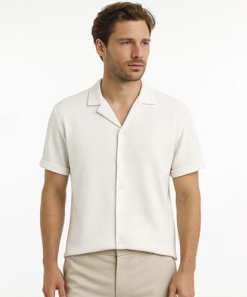 پيراهن آستين كوتاه مردانه آر ان اس كد 12202463