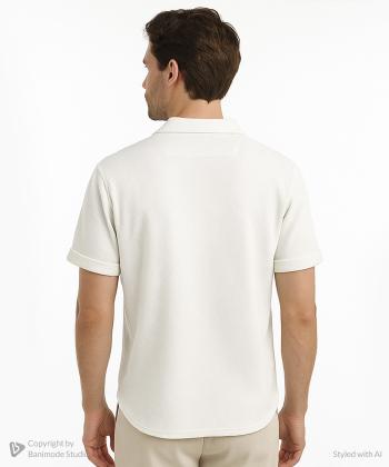 پيراهن آستين كوتاه مردانه آر ان اس كد 12202463