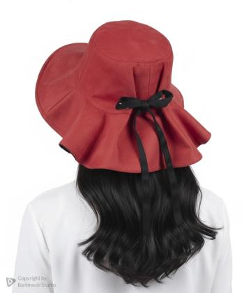 کلاه ساحلی زنانه تارتن مدل 21440124