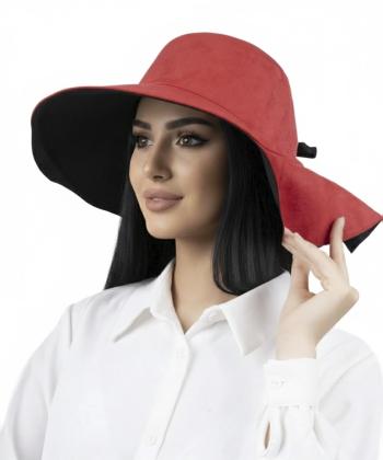 کلاه ساحلی زنانه تارتن مدل 21440124