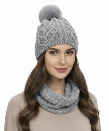 ست کلاه و شال گردن تارتن Tartan مدل 223000203