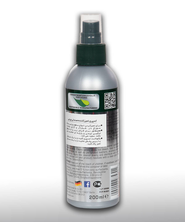 اسپری تمیز کننده صندلی چرمی Leather & Textile Clener کلنیل Collonil حجم 200 میلی لیتر